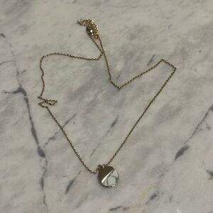 Gold Marbled Necklace
